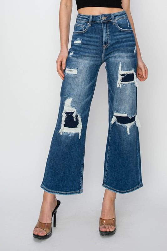 Wide Leg Crop Jeans