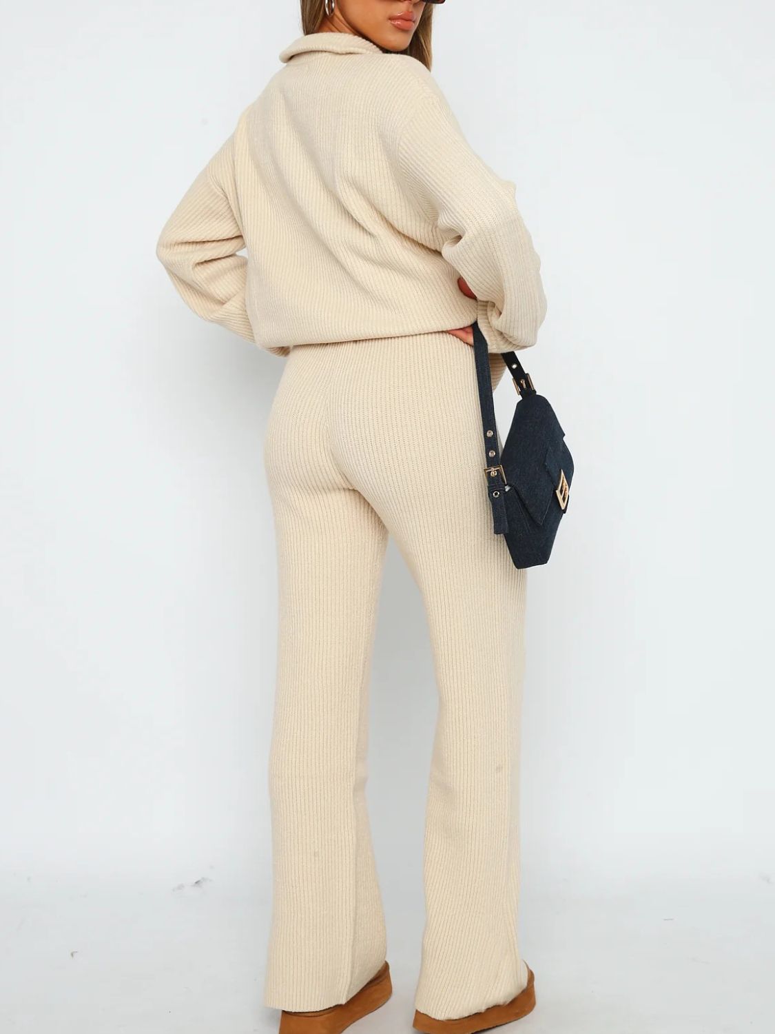 Quarter Zip Top and Pants Set