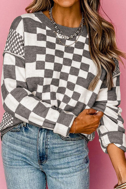 Checkered Sweater