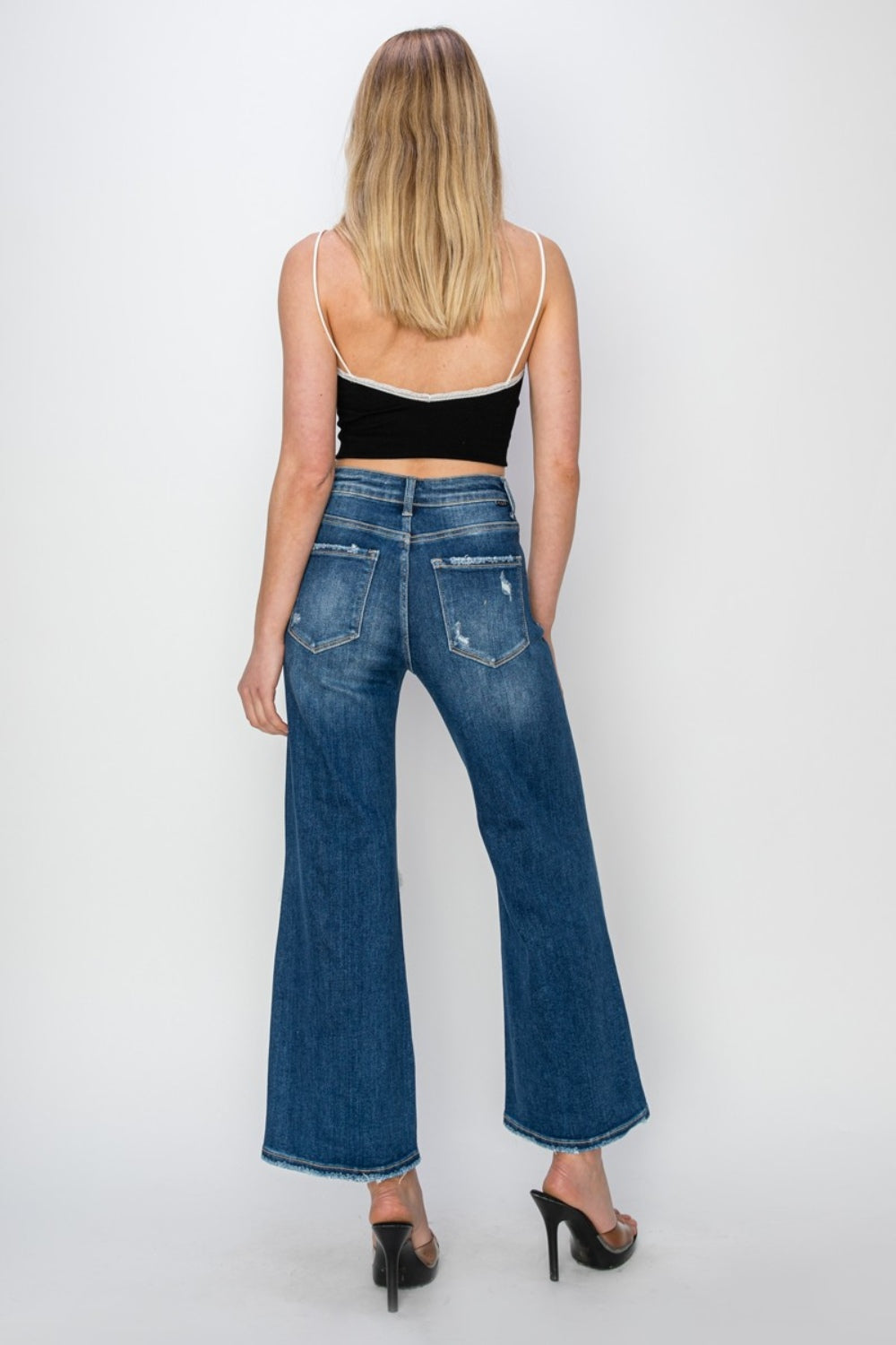 Wide Leg Crop Jeans