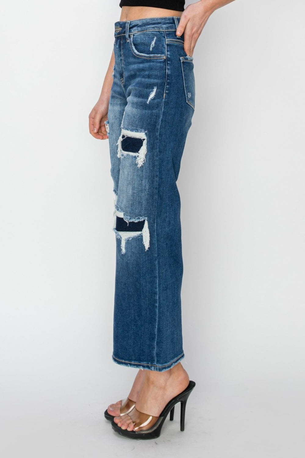 Wide Leg Crop Jeans