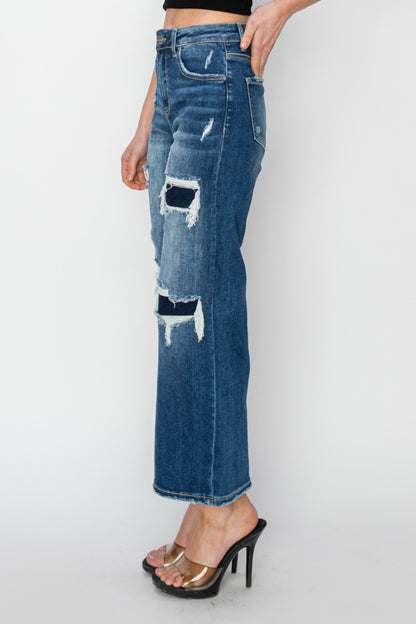 Wide Leg Crop Jeans