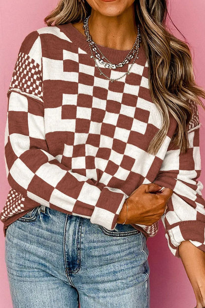 Checkered Sweater