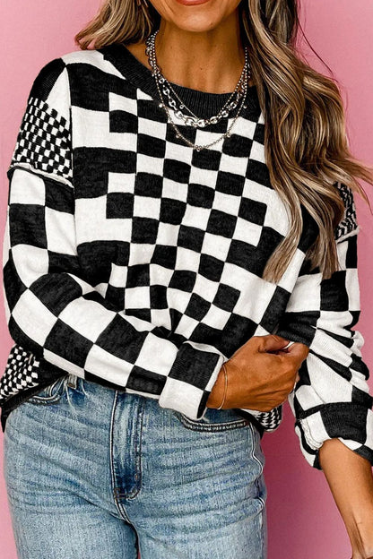 Checkered Sweater