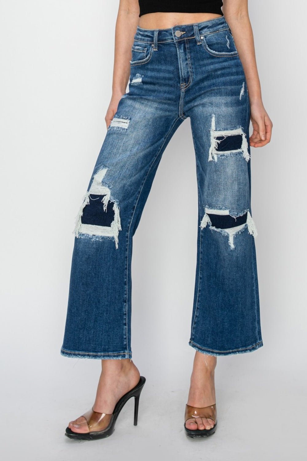 Wide Leg Crop Jeans